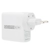 53W 4 Port Mobile Phone Charger 20W PD QC3.0 Fast