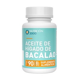 Bacalao 90 Cápsulas 1380 mg Nutrición 2000