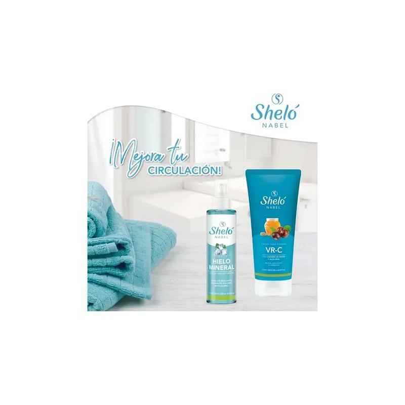 Pack Sheló Para Varices Crema Vr-c + Hielo Mineral