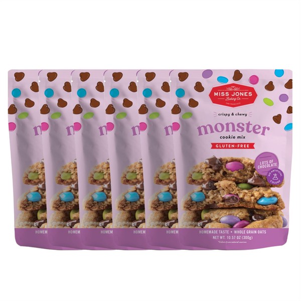 Miss Jones Baking Gluten-Free Monster Cookie Mix - Certified Gluten