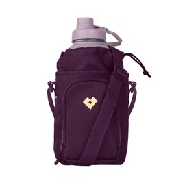 LuckyLy Bolsa Crossbody Mujer para Botella de Agua o Termo, Ligera con Múltiples Compartimentos y Repelente al Agua, Bolsa Bandolera y de Viaje, Regalos para Mujer Cumpleaños y Navidad – Naia, Morada