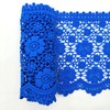 IPHENIX 5 Yards Blue Lace Trim Flower for Sewing 6.5in