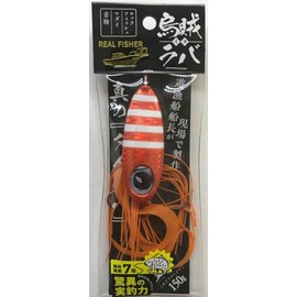 Real Fisher Real FISHER Wobble Mule, 5.3 oz (150 g), Zebra Orange