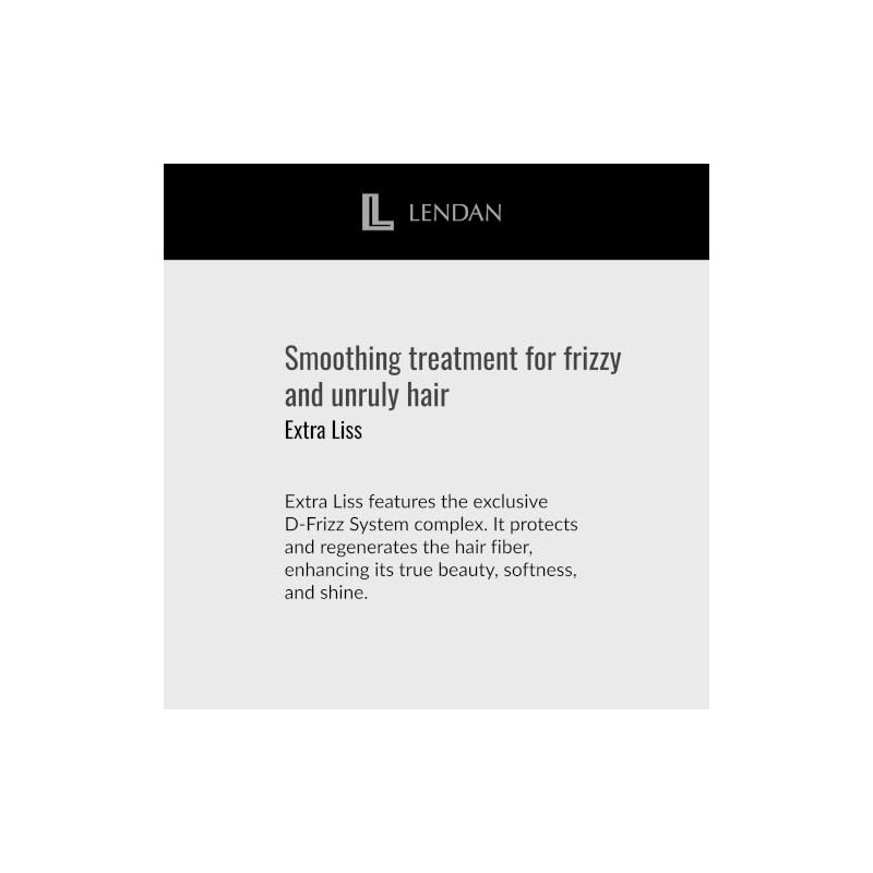 Lendan Extra Liss Intensive Smoothing Hair Cream for Frizzy And
