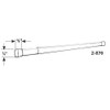 Spring Window Fashions Oval Spring Tension Curtain Rod 48 to