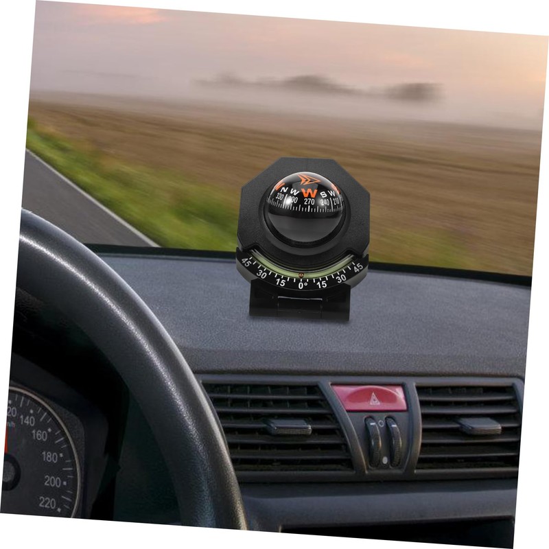 GRIRIW Car Dashboard Compass High Precision Automotive Compass with Slope