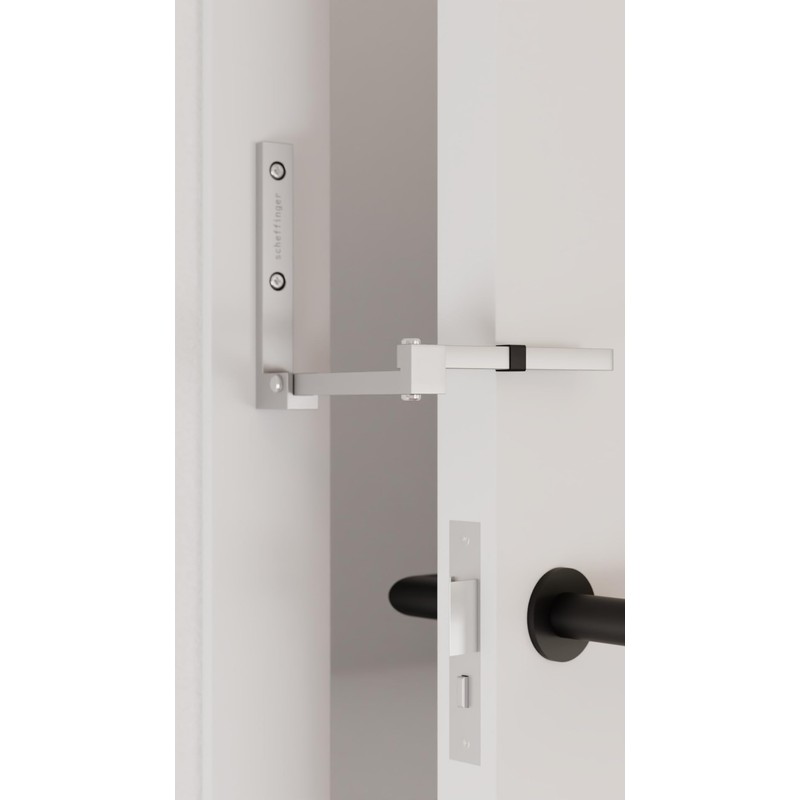 Scheffinger V77 Door Bolt Überfallschutz for Apartment Doors, 100% Steel,