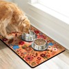 Dog Food Mats for Floors, Absorbent Dog Bowl Mat for