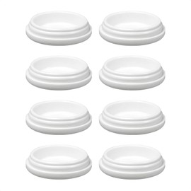 Wagner QuickClick® Plastic Gliders, Furniture Glides, Chair Glides, Set of 8 Replacement Glides, Interchangeable, Plastic Extreme, Diameter 25 mm, for Base Diameter 25 mm, Made in Germany, 15834300