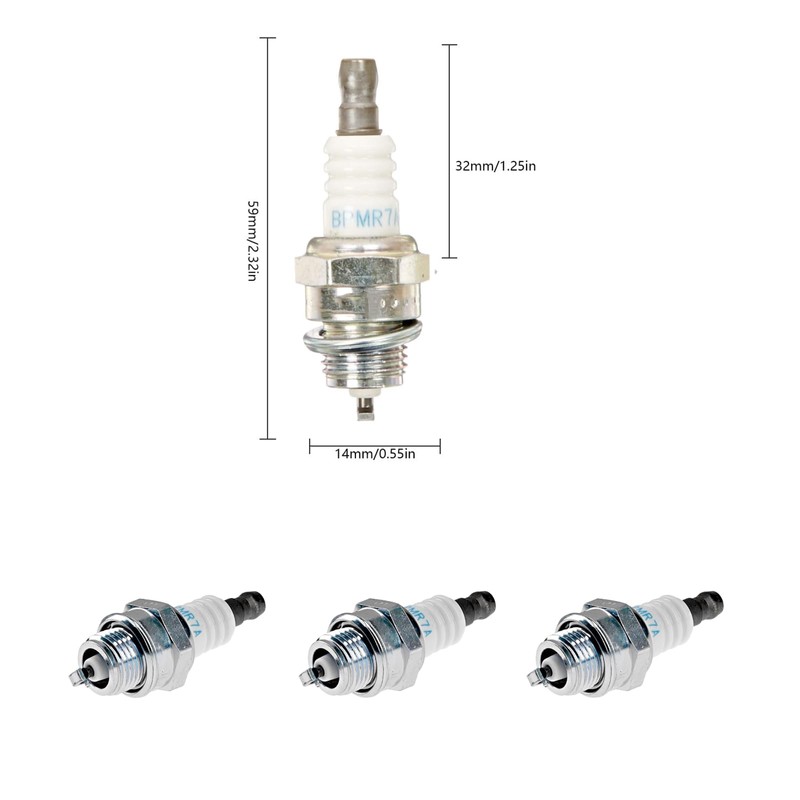 BPMR7A SOLID Standard Spark Plug for Chainsaws 350 455 445