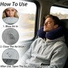 2Pcs Inflatable Travel Pillow,Inflatable Airplane Neck Pillow Blow up Pillows