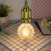 Lxcom Lighting G95 LED Pineapple Bulb Retro Edison Lamp 4W