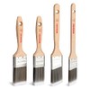 WORKPRO 4PCS Professional Paint Brush Set, Gloss Flat Brush and Angle Brush 25mm / 38mm / 50mm Decorating Paintbrushes for Walls and Ceilings