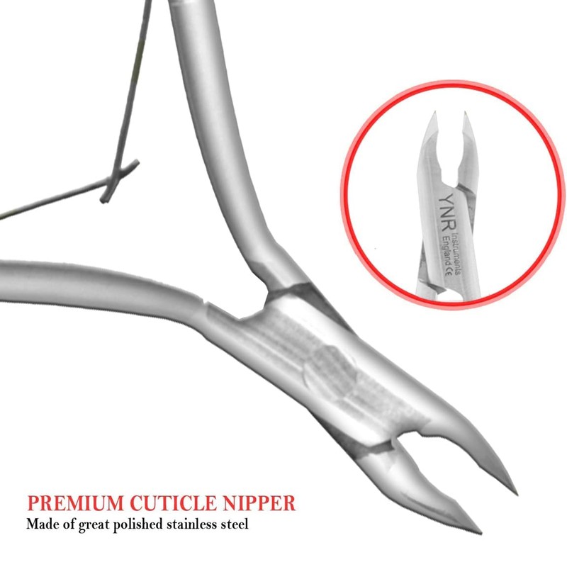 Professional Cuticle Nippers Stainless Steel Cuticle Cutters and Remover -