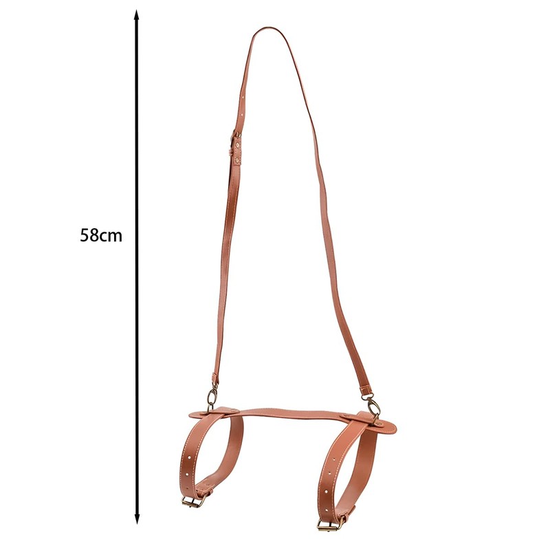 Namvo Picnic Blanket Strap Pu Leather Strap With Adjustable Shoulder
