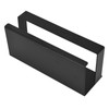 Single Tier Spice Rack 15kg Bearing Capacity Corrosion Resistant Black