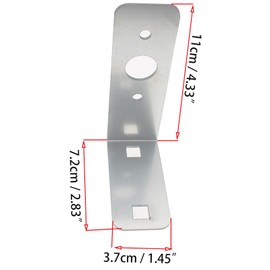 OZXNO 2pcs Trailer Light Brackets Mounting L Shape Tail Light Mounting Bracket for Boat Trailer Lights