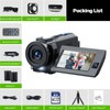 🔥UHD 5K + 1080P Dual Lens Camcorder Video Camera WiFi