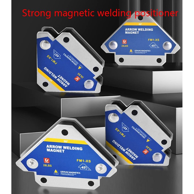Gjyia 4pcs Triangle Welding Positioner with Magnetic 45° 90° 135°