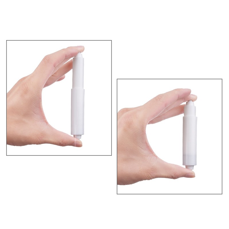 Shappy 4 Pcs Universal Toilet Paper Holder Replacement Rod Spring