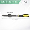 M METERXITY Half-Round Metal File 6 Inch, High Carbon Steel