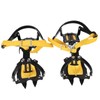 Ice Hiking Spikes, 1 Pair of Crampons with 10 Teeth,