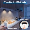 Cadrim Puck Lights, 4 Pack 13 Colors Changeable LED Puck