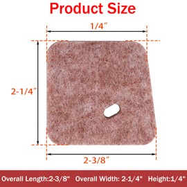 Tolparts FS55 FS45 FS38 Air Filter for Stihl HS45 FS45L FS46 FS55C FS55T FS55CE FS55RC HL45 FC55 KM55 KM55CE KM55R String Trimmer, Replaces Part # 4140-124-2800 (6 Pack)