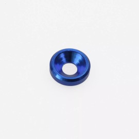 ALIENTAC 10PCS ALIENTAC M2 x 6mm x 2mm Aluminum Blue Counter-Sunk Screw Washers