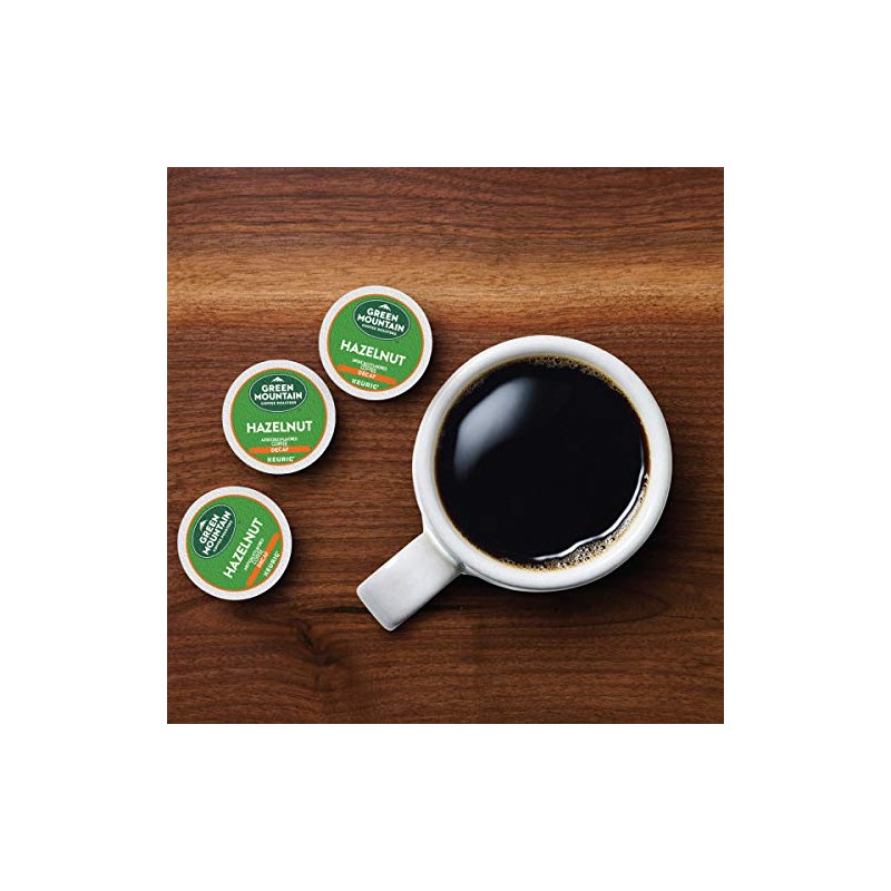 Green Mountain Coffee Roasters Hazelnut Decaf, Single-Serve Keurig K-Cup Pods,