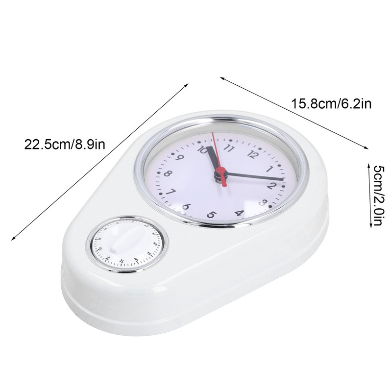 9 Inch Kitchen Timer Wall Clock Multifunction Innovative Precise Time