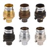 ElekTek Lamp Holder Un-Switched Bayonet Cap B22 Half Inch Entry