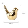 Queen-b Small Bird Gold Object, Set of 2, Large and