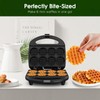KEINVE Mini Waffle Maker for Kids, Make Bite-Sized 8 *