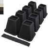 ANNKUT 6 Inch Heavy Duty Bed Risers, Furniture Risers for