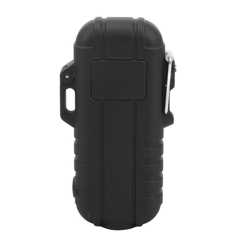 Outdoor Double Arc Electric Lighter Portable Waterproof Flashlight Lighter Charging