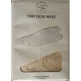 The Tiny Desk Wave Sculpture 8.5” x 2” Surfers First Love