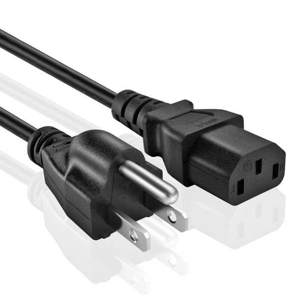 Omnihil 15 Feet AC Power Cord Compatible with Optoma ML750