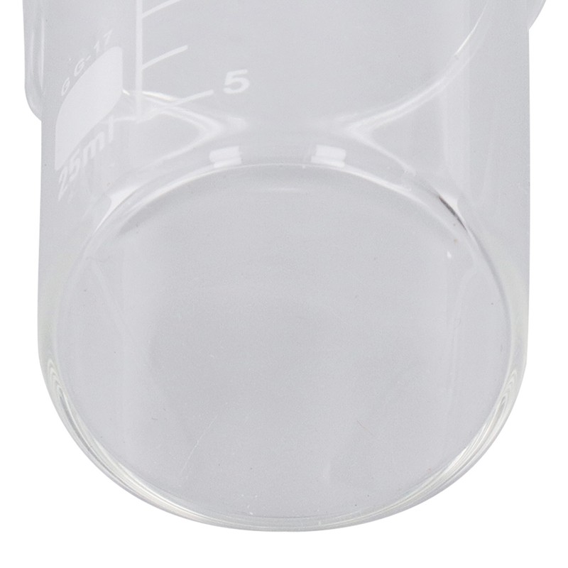 10PCS Glass Beaker Set Experiment Measuring Cup with Scale Teaching