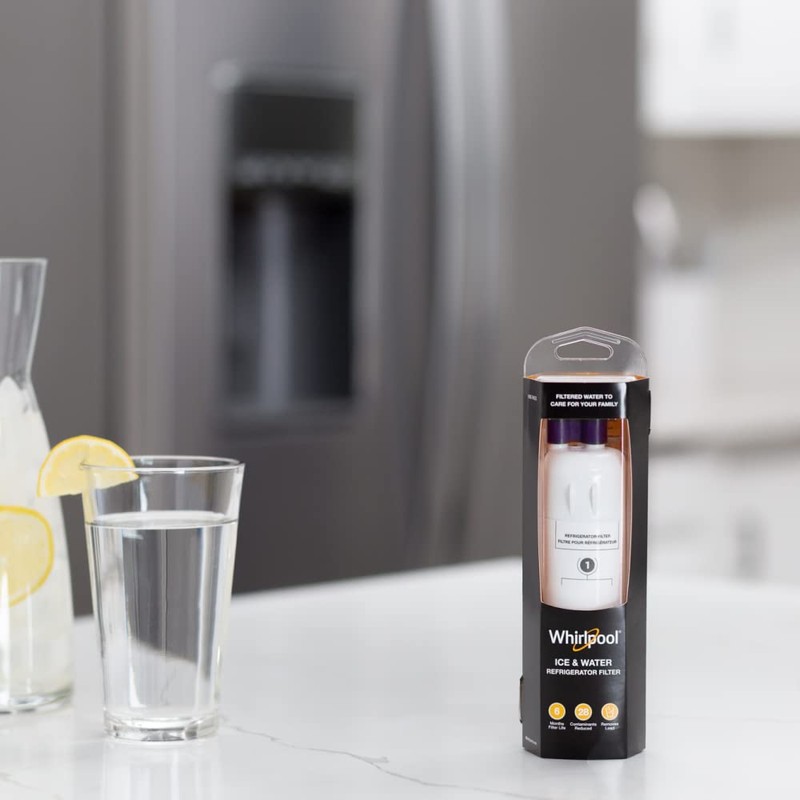 Whirlpool Refrigerator Ice and Water Filter 1 - WHR1RXD1, Single-Pack,