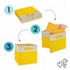 RiverRidge Kids 2pc 10.5in Two-Tone Folding Storage Bin Set -