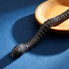 Klapgo Men's Gift Black Snake Link Chain Design Stainless Steel