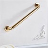 Inchant Solid Brass Grab Bar Bathroom Golden Hand Rail Shower