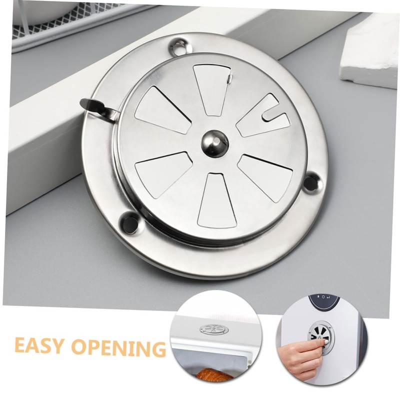 WOONEKY Modern Style Oven Air Vent Covers Stainless Steel Vent