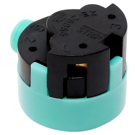 ZE-268S6 ZH 3 Speed 4 Wire Fan Pull Chain Switch Replacement Repair Kit Rotary Motor Controller 4 Position 3 Way 3A250VAC 6A125VAC for Ceiling Fans, Floor Fans, Basket Fans - Black Nickel