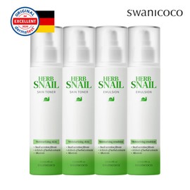 Swani Coco (현대Hmall)H몰 단.독 더블세트 스와니코코 허브 달팽이 스킨 2개+로션 2개 (Hyundai Hmall) Hmall Exclusive Double Set Swanicoco Herb Snail Skin 2 pcs + Lotion 2 pcs