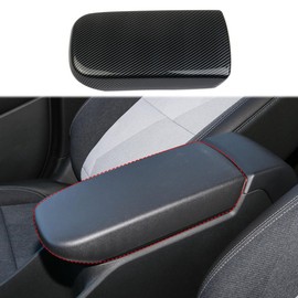 Korlot Carbon Fiber Style Center Console Armrest Box Cover Trim Accessories for Chevy Trax 2024