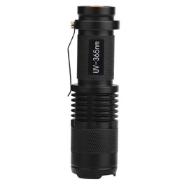 LED UV Blacklight Torch, Handheld Torch Black Light Ultraviolet Lamp 395/365 NM for Home, Hiking, Camping, Travel (365 nm)