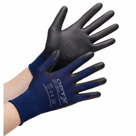 Weed OPTY OP-1810 Touch Panel Compatible Work Gloves, Ultra Thin, 18 Gauge Backless Urethane, Small