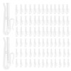 Adjustable Pinch Pleat Curtain Hooks Curtain Clips Plastic 50 Pieces